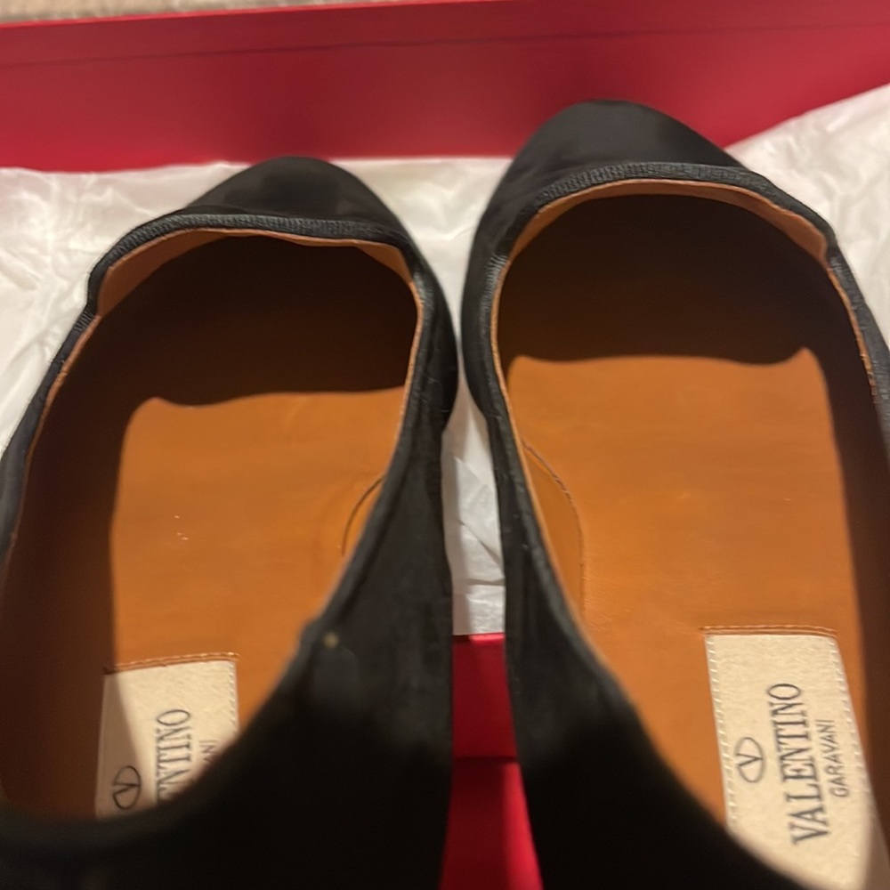 Valentino Black Suede Slipper - Picture 7 of 12